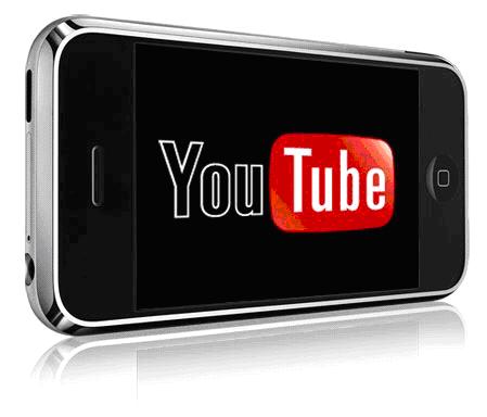 YouTube videos in the Apple iPhone